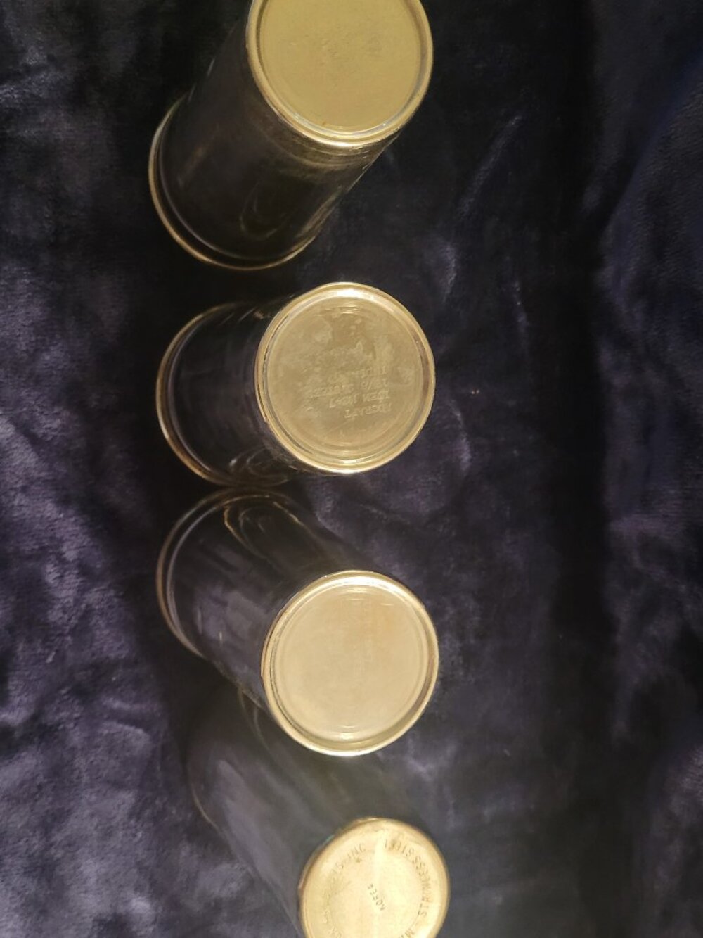 Set of 4 Vintage Stainless Steel Restaurant Milkshake Mixer Cups - Retro Soda Fo